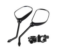 Espejo Moto Derecho Espejo Retrovisor Universal Para Motocicleta M10 Para M8 Patinete ATV QUAD BUGGY Con Soporte Aleación Manillar 25mm Y 22mm(M10-22mm set)
