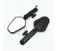 espejo moto Espejos Universales Para Motocicleta, Espejo Lateral De Manillar Plegable Ajustable En Ángulo Para Adventure Dirt Para Bicicleta De Calle(Bianco)