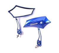 Espejo Moto Lateral Espejo Retrovisor Universal Para Motocicleta Para Suzuki Para GSR 600 8 Y 10 Mm Accesorios Para Motocicleta.(Blue)