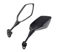 Espejo Moto Lateral Espejos Retrovisores Carbono Para Motocicleta Para YZF-R1 Para YZF-R6 Y Para FZ6R(Negro)