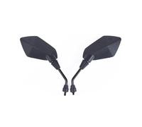 Espejo Motocicleta Scooter E-Bike Espejos Retrovisores Electrombile Convexo Lateral Trasero 8mm 10mm Universal(10mm carbon look)