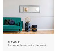 Espejo Norwich Marco de madera Rectangular 130 x 45 cm Diseño de mosaico Casa Chic