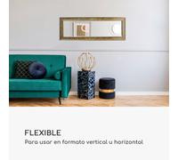 Espejo Norwich Marco de madera Rectangular 130 x 45 cm Diseño de mosaico Casa Chic