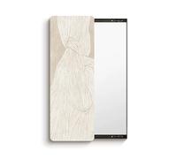 Espejo oculto de longitud completa, espejo invisible para entrada, elegante arte decorativo de pared, ahorro de espacio, decoración moderna del hogar, diseño funcional y elegante