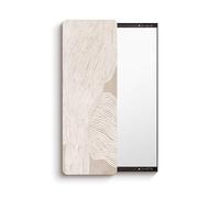 Espejo oculto de longitud completa, espejo invisible para entrada, elegante arte decorativo de pared, diseño que ahorra espacio, ideal para espacios pequeños y hogares modernos