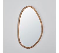 Espejo orgánico de madera de mango, 70x120 cm