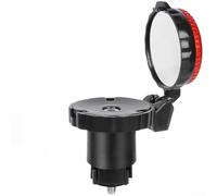 Espejo para manillar de bicicleta de acrílico con diseño convexo que ofrece un amplio campo de visión, ideal para la seguridad durante el ciclismo en diferentes tipos de bicicletas (A)