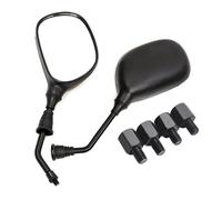 Espejo Para Manillar Moto Para 50cc 110cc 125cc 150cc ATV QUAD Ciclomotor Scooter Conjunto Universal Retrovisor Para Motocicleta Espejos 10mm Rosca M10 Antivibración