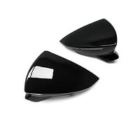 Espejo Para SEAT Para Leon Mk3 5F Para ST Para FR Para Cupra Para Ibiza Mk5 Arona KJ7 2017-2020 Coche ABS Cubierta De Espejo Retrovisor Tapa De Espejo Lateral(Gloss Black)