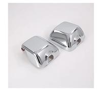 Espejo Para Wrangler Para JL 2018 2019 2020 2021 2022 Coche Fibra De Carbono Vista Trasera Espejo Lateral Cubierta Embellecedora(Cromo)