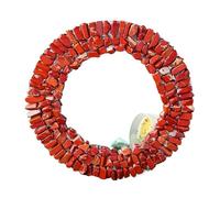 Espejo plano redondo hecho a mano con grava de cristal natural - Espejo de maquillaje for amantes de la belleza(RedJasper)