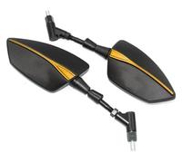 espejo plegable motocicleta Para CFMOTO 800MT 650MT 700CLX 150 250 NK 300 400 650 400NK 400GT CF500 CF650 Motocicleta Lateral Trasero Vista Retrovisor Espejos(F-Gold)