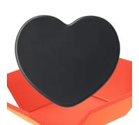 Espejo portátil genérico | Espejo de bolsillo con forma de corazón - Hielo de viaje ligero - para adolescentes - Bolso de mano, cuarto de baño, dormitorio, tocador, ducha, peinado