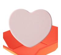 Espejo portátil genérico - Herramienta de belleza portátil en forma de corazón, espejo cosmético portátil - para mujeres, niñas, adolescentes, bolso de baño, dormitorio, tocador, tocador y aseo