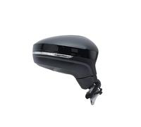 Espejo Puerta Espejo Negro Doble Enchufe 8 Pines Con Punto Ciego Conjunto Espejo Retrovisor Lateral Para VW Para Tiguan 2018-2023(bien)