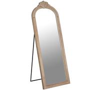 Espejo Rectangular de pie o vestidor de Madera en Natural 56x4x155 cm