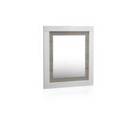 Espejo rectangular kira andersen pino - gris 75 x 90 x 3,5 cm