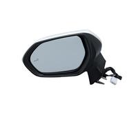 Espejo Retrovisor 9 Pines Para Toyota Para Corolla E21 E210 MK12 2019-2024 Color Blanco Con Interfaz Europea Luz Punto Ciego Accesorios Para Coche Retrovisor(Izquierda)