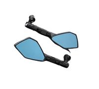 Espejo Retrovisor Aleación Aluminio 8" 10mm Motocicletas Para Suzuki Para GSR 600, 750, Para SV650, 400, Para V-Strom 650, 1050 Para Bandit 650 1250s(Black)