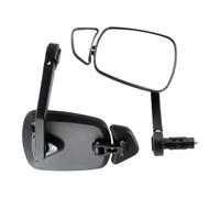 Espejo Retrovisor Bicicleta | Lente Ajustable de Ángulo Amplio | Espejo Retrovisor para Manillar - para Desplazamientos, Ciclismo, Carretera, Motocicleta, Montaña, Scooter, Paseos