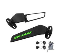 Espejo Retrovisor CNC De Ala Fija Para Motocicleta Para K&AWAS&AKI ZX14, ZX14R, ZX-14, ZX-14R, ZX1400 Y ZZR1400.(G)