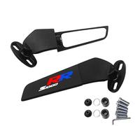 Espejo retrovisor CNC para Motocicleta ala Fija para S1000RR 2019-2023 2022 Espejos Laterales de Motocicleta(Black-a)