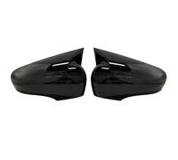 Espejo Retrovisor Coche Carcasa Cubierta Espejo Lateral Murciélago Para Clio 4 IV 2012-2020, Accesorios Para RS Para GT, Tuning Negro Piano Brillante(A)