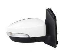 Espejo Retrovisor Coche Conjunto De Espejo Lateral 6 Pines Luces Señalización Giro Traseras Lente Cristal Para FORD Para KUGA Para Escape 2013-2020(Blanco Derecha)