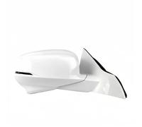Espejo Retrovisor Coche Espejo Retrovisor Lateral Eléctrico Calefactable Para Accord 2013-2015 Con Luces De Giro Cámara Marco Y Cubierta Blanca(R)