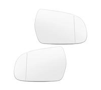 Espejo Retrovisor Coche Lente Para A3 para A4 para A5 S3 S4 S5 para Quattro 2011-2017 espejo lateral izquierdo derecho espejo retrovisor cristal sin base(Left Right)
