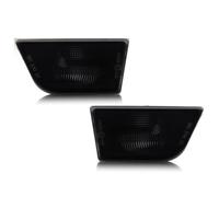 Espejo Retrovisor Coche Luz Señal Giro Lámpara 2 Carcasas Para Luces De Giro Laterales Esquina Delantera Para Ford Para Maverick 2022, 2023, 2024 Y 2025 (sin Bombilla Ni Casquillo)(Smoked Lens)