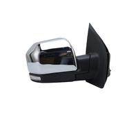 Espejo Retrovisor Coche Para Ford Para F150 2015-2020 Conjunto Espejo Lateral Plegable Eléctrico Cromado 18 Pines Conjunto Espejo Retrovisor(1 Piece right)