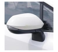 Espejo Retrovisor Completo Conjunto De Espejo Retrovisor Lateral De 6 Pines Para Toyota Para Corolla E21 E210 2019-2024 Color Negro Con Luz De Giro Accesorios Coche(BLANCO,bien)