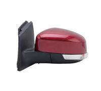 Espejo Retrovisor Completo Conjunto Espejos Retrovisores Puerta Para Ford Para Focus Para MK3 2011-2018 Euro Candy Red Wine Espejo Retrovisor Ala Calentada(1pc left)