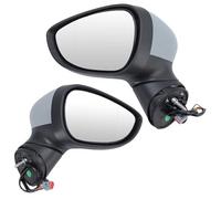 Espejo RETROVISOR Completo Para Ford Para Fiesta MK7 2008-2012 Primer 8-Hole Socket Plegable Manual Espejo Lateral Accesorios de coche 6 cables Side View Mirror(1 par)