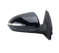 Espejo Retrovisor Completo Para Hyundai I30 PD 2018 2019 2020 2021 2022 2023 2024 Conjunto Espejo Retrovisor 8 Cables Plegable Automático Sin Lámpara Pie Espejo Lateral Negro(1pc right)