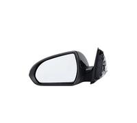 Espejo Retrovisor Completo Para Hyundai I30 PD 2018 2019 2020 2021 2022 2023 2024 Conjunto Espejo Retrovisor 8 Cables Plegable Automático Sin Lámpara Pie Espejo Lateral Negro(1pc left)