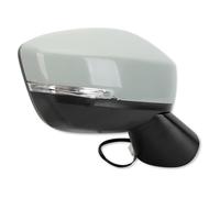 Espejo Retrovisor Completo Para Mitsubishi Para Eclipse Para Cross 2017 2018-2021 LED Vista Trasera Luz De Señal De Giro Lente Calentada Conjunto De Espejo Lateral(5pins right)