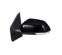 Espejo Retrovisor Completo Para POLO 2006-2011 El Conjunto De Espejo Retrovisor Manual Izquierdo Y Derecho(Black,Left)