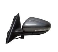 Espejo RETROVISOR Completo Para VW Para Golf 6 2008-2013 Conjunto de espejo retrovisor 6 líneas: Ajuste eléctrico la lente calefacción, plegado manual 1PCS Side View Mirror(1PCS combined grey L)