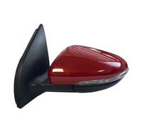Espejo RETROVISOR Completo Para VW Para Golf 6 2008-2013 Conjunto de espejo retrovisor 6 líneas: Ajuste eléctrico la lente calefacción, plegado manual 1PCS Side View Mirror(1PCS Emma red L)