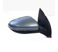 Espejo RETROVISOR Completo Para VW Para Golf 6 2008-2013 Conjunto de espejo retrovisor 6 líneas: Ajuste eléctrico la lente calefacción, plegado manual 1PCS Side View Mirror(1PCS bright blue R)