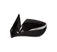Espejo retrovisor completos Para Hyundai para Santa Fe para Santafe IX45 Sport 2014 2015 2016 conjunto de espejo retrovisor lateral con LED 8/10/14PIN(1Piece 10pin Left Black)