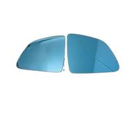 Espejo retrovisor con calefacción en ángulo amplio, color azul y blanco, para el lado izquierdo derecho del coche, para modelo Y 2019 2020 2021