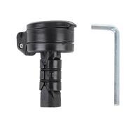 Espejo retrovisor con extremo de barra para montar, lente convexa de vidrio HD ajustable, estructura estable, espejo retrovisor seguro para ciclismo