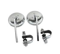 Espejo Retrovisor Con Pinza Lateral Para Cruiser Para Chopper 883, Manillar Redondo Cromado De 7/8 "-1" Espejo Retrovisores