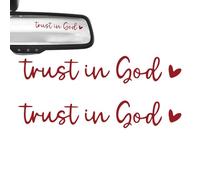 Espejo Retrovisor "Confía En Dios", Bonitas Pegatinas De Vinilo Personalizadas, Accesorios Para Retrovisores, Pegatinas Y Calcomanías Coche Para Mamá, Papá, Compañeros De Trabajo, Hombres Y Mujeres.