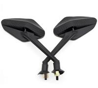 Espejo Retrovisor Convexo Antideslumbrante De Fibra De Carbono Para Zontes G1 125 368G 350E U125 U155 ZT 310R 310X ZT310R 2 Unidades/par(Handle)