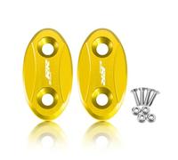 Espejo retrovisor, cubierta decorativa Para S1000RR S1000rr 2009-2019 Parabrisas De Motocicleta Eliminadores Espejos Tapas Aluminio Los Orificios Retrovisores(NN-2)