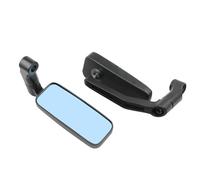 Espejo Retrovisor De Aluminio Para Motocicleta Para Honda CB1000R/1300/600F Hornet/400 CBF600/125 CBR125R Shadow Valkyrie Magna Rebel(Negro)